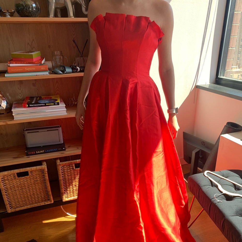 Red GOWN.